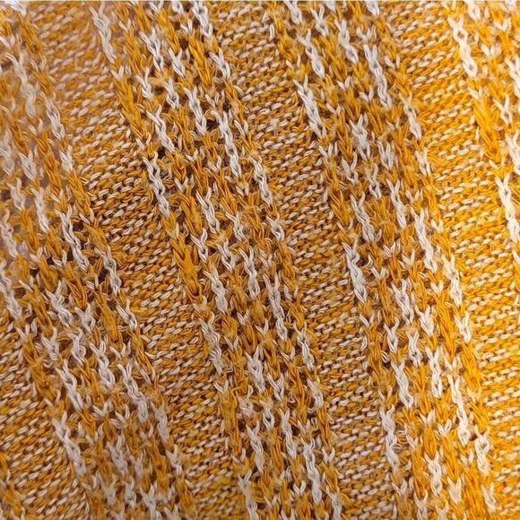 BKE Women's Mustard Yellow Drop Shoulder Top Size S - Picture 5 of 5